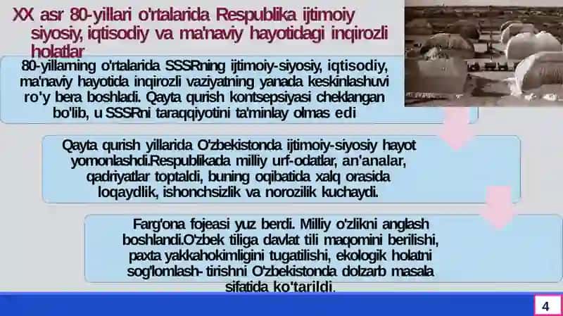 O'ZBEKISTONNING YANGI TARIXI 4