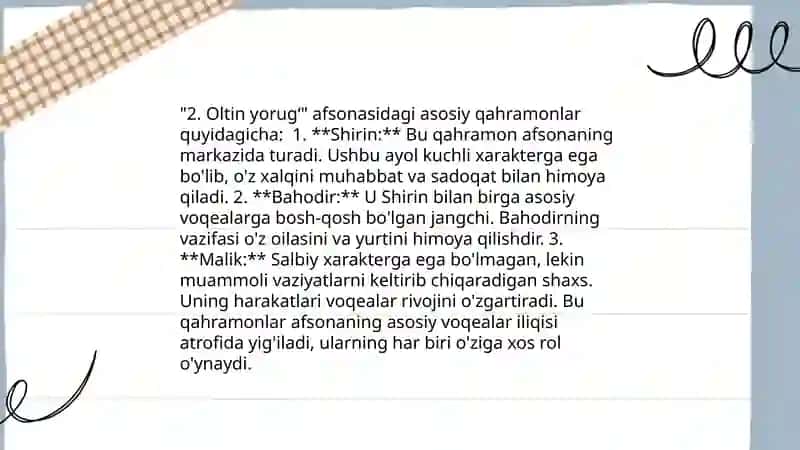 Oltin yorugʻ afsonasi 4