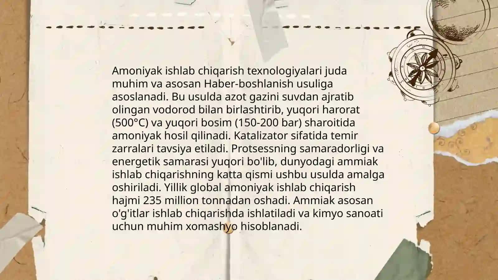 Amiak ishlab chiqarish 4