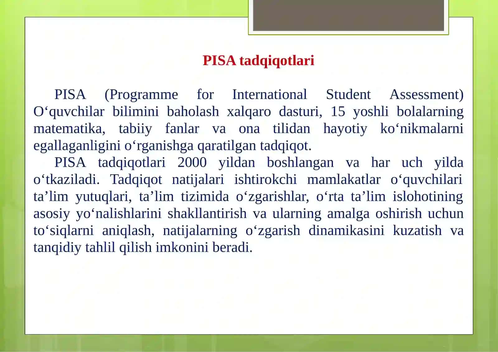 MATEMATIKA FANINI O‘QITISHDA ZAMONAVIY YONDASHUVLAR 4