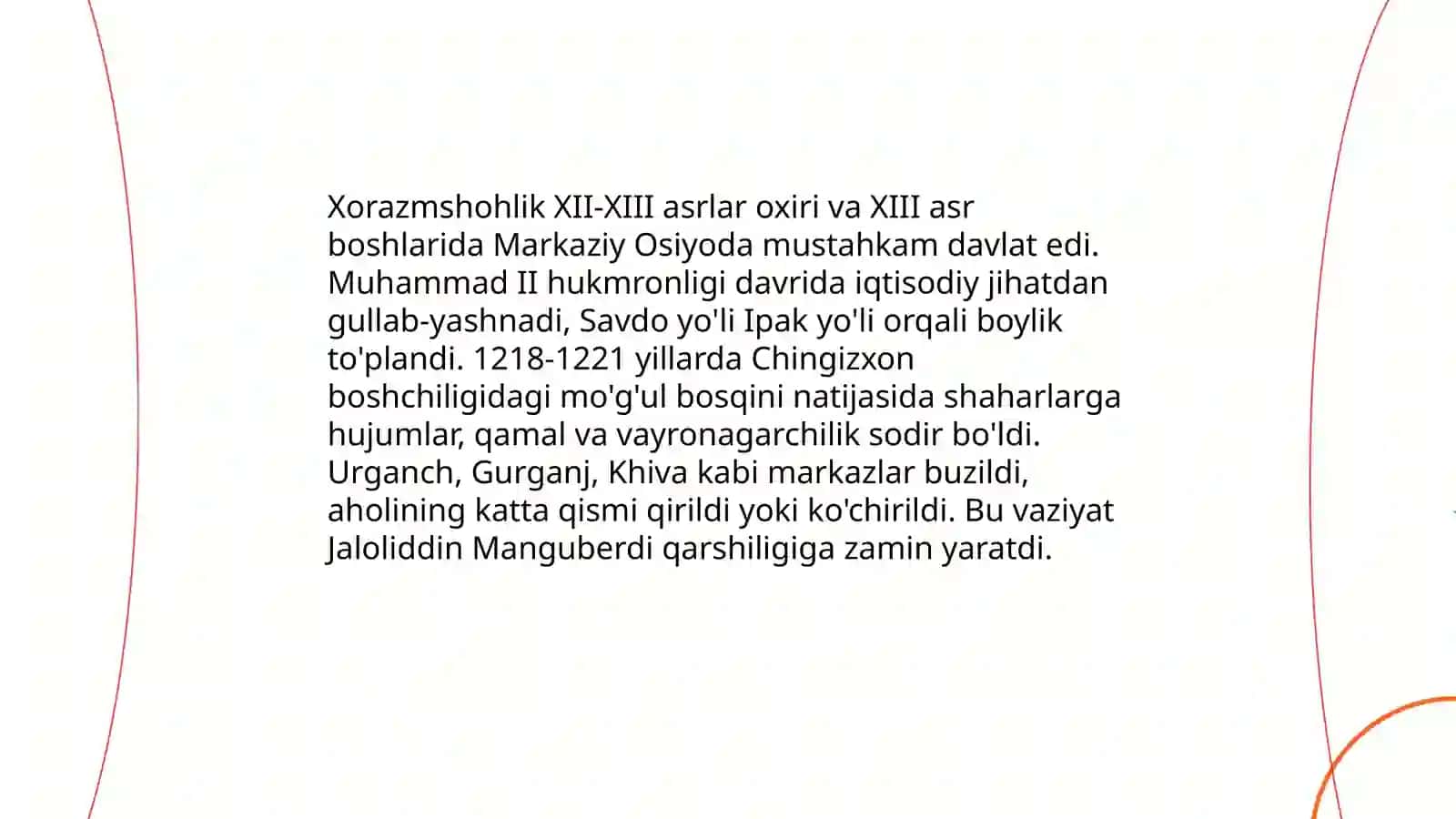 Jaloliddin Manguberdi haqida slayd 4