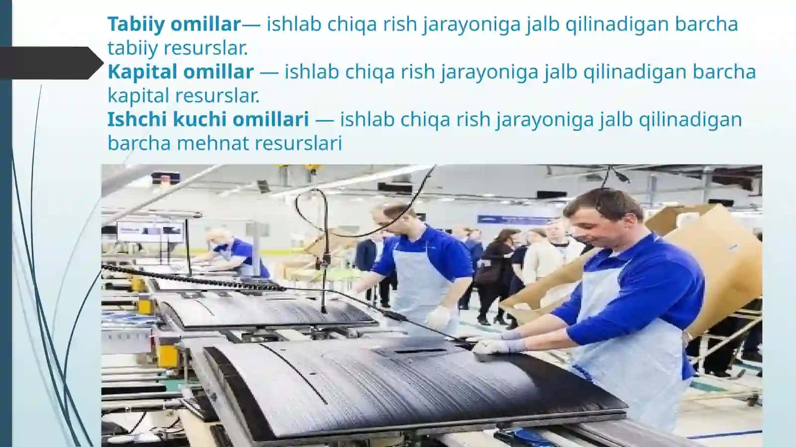 Ishlab Chiqarish va Uning Omillari 4