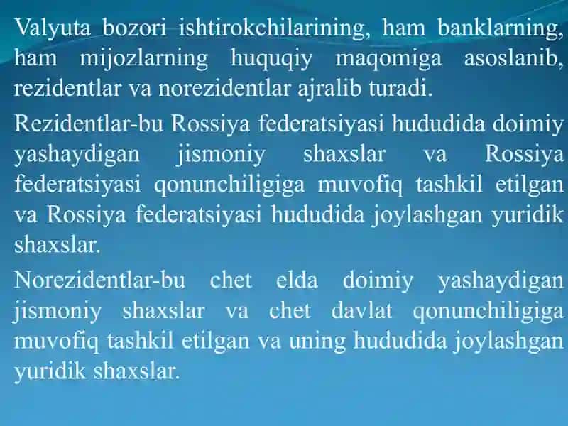 JAHON VALYUTA BOZORINING KANIKTURA MEXANIZMI VA UNGA TASIR ETUVCHI OMILLAR 4