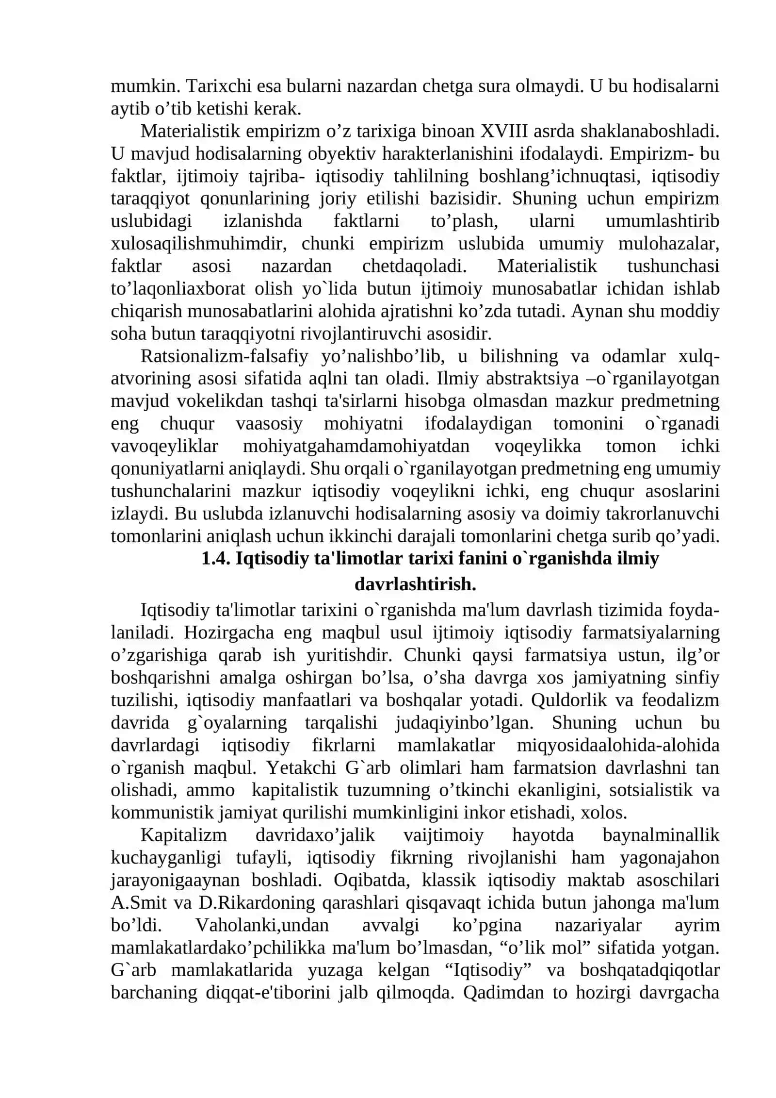 Iqtisodiy Ta'limotlar Tarixi 4