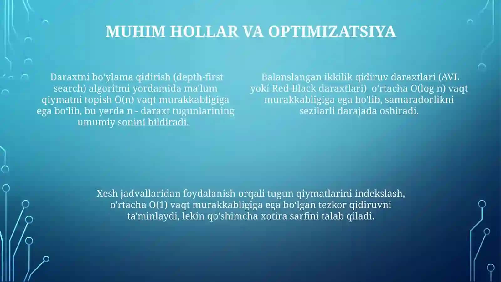 Daraxtdagi ma'lum qiymat borligini tekshirish 4