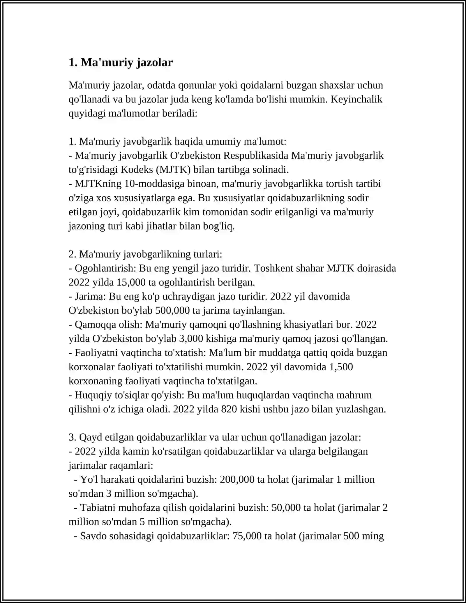 MAMURIY KODEKISLAR 4