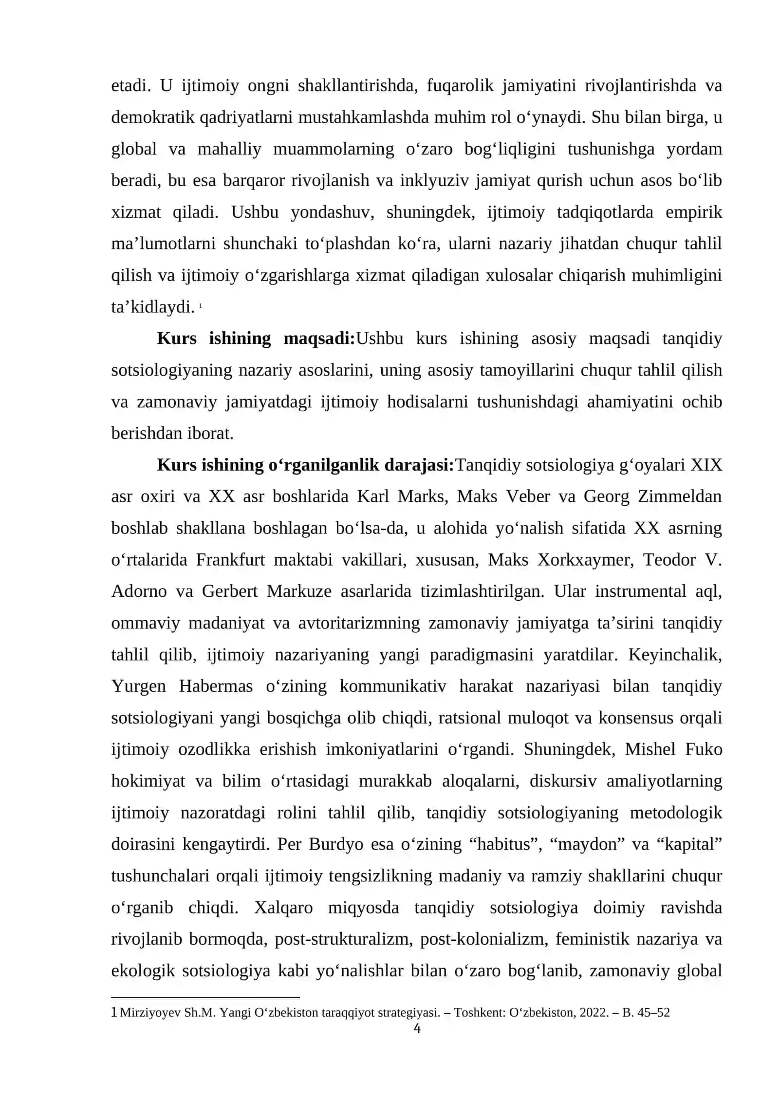 TANQIDIY SOTSIOLOGIYA VA UNING ASOSIY TAMOYILLARI 4