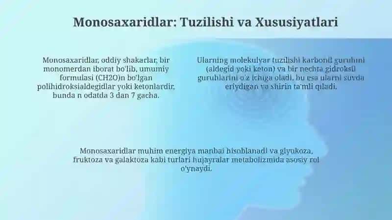 Uglevodlar. Monosaxarid va disaxaridlarning qaytaruvchanlik xossalari 4