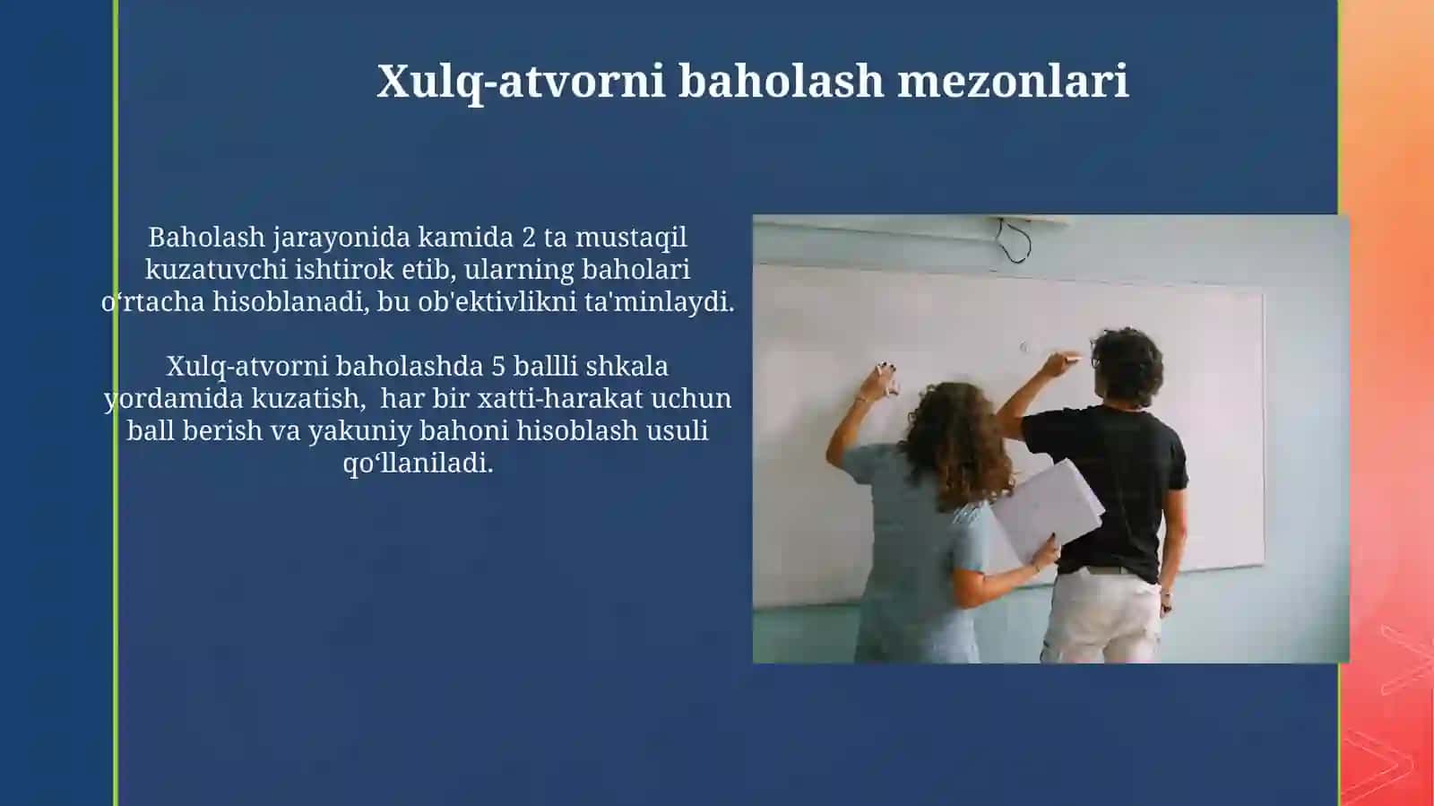 Amaliy mahoratni vaxulq-atvornibaholash 4
