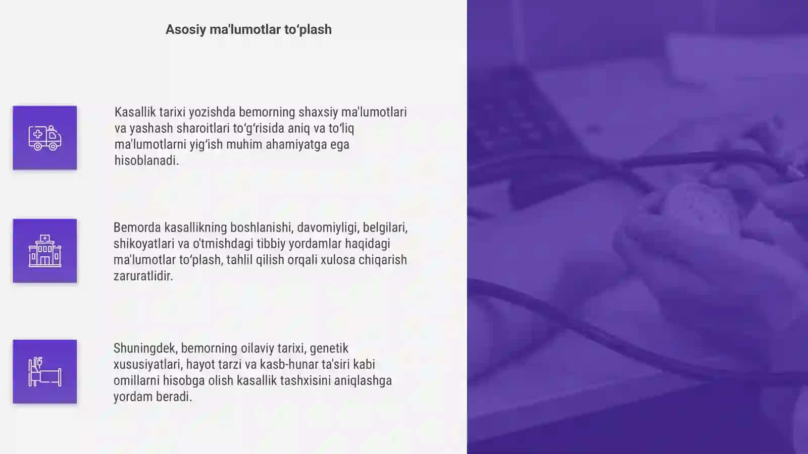 Kasallik tarixi yozish 4