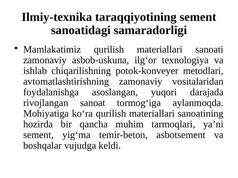 Bog‘lovchi moddalar kimyoviy texnologiyasining tarixi va rivojlanish tendensiyalari 4