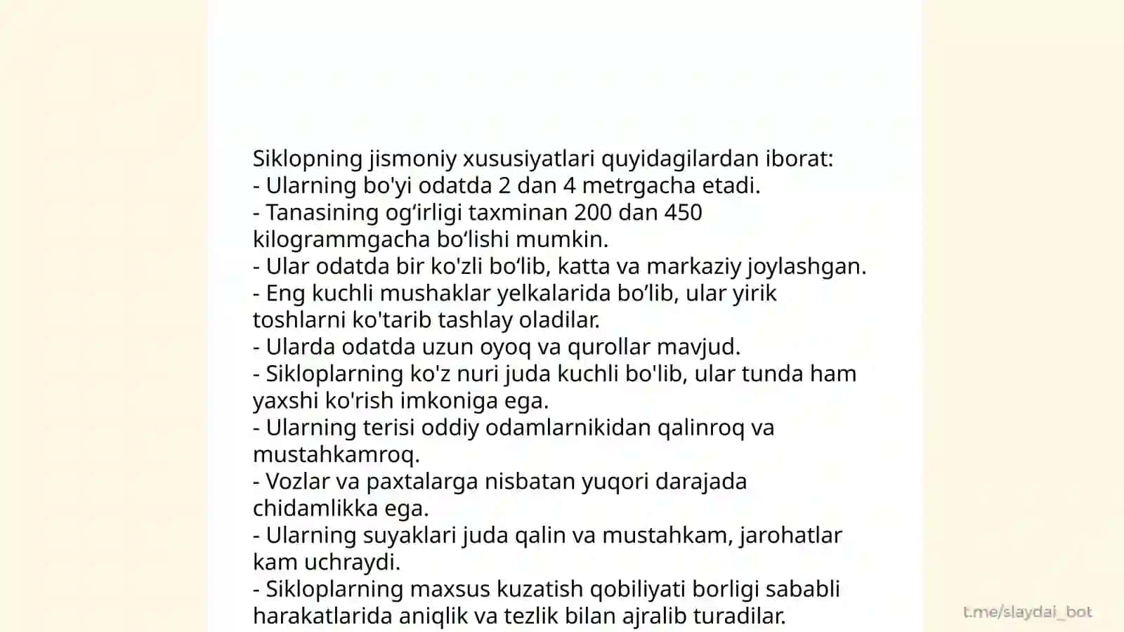 Dafniya va siklopning tuzilishi, tarqalishi 4