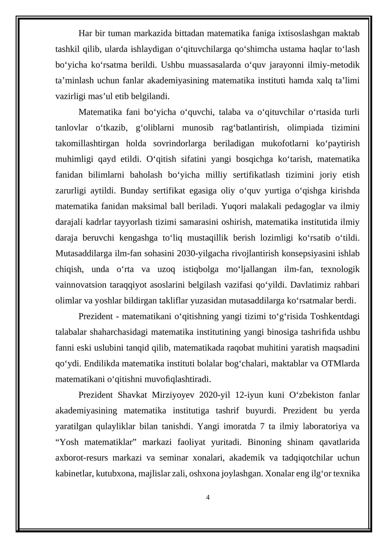 Haqiqiy sonlar to'plami va uni tartiblash 4