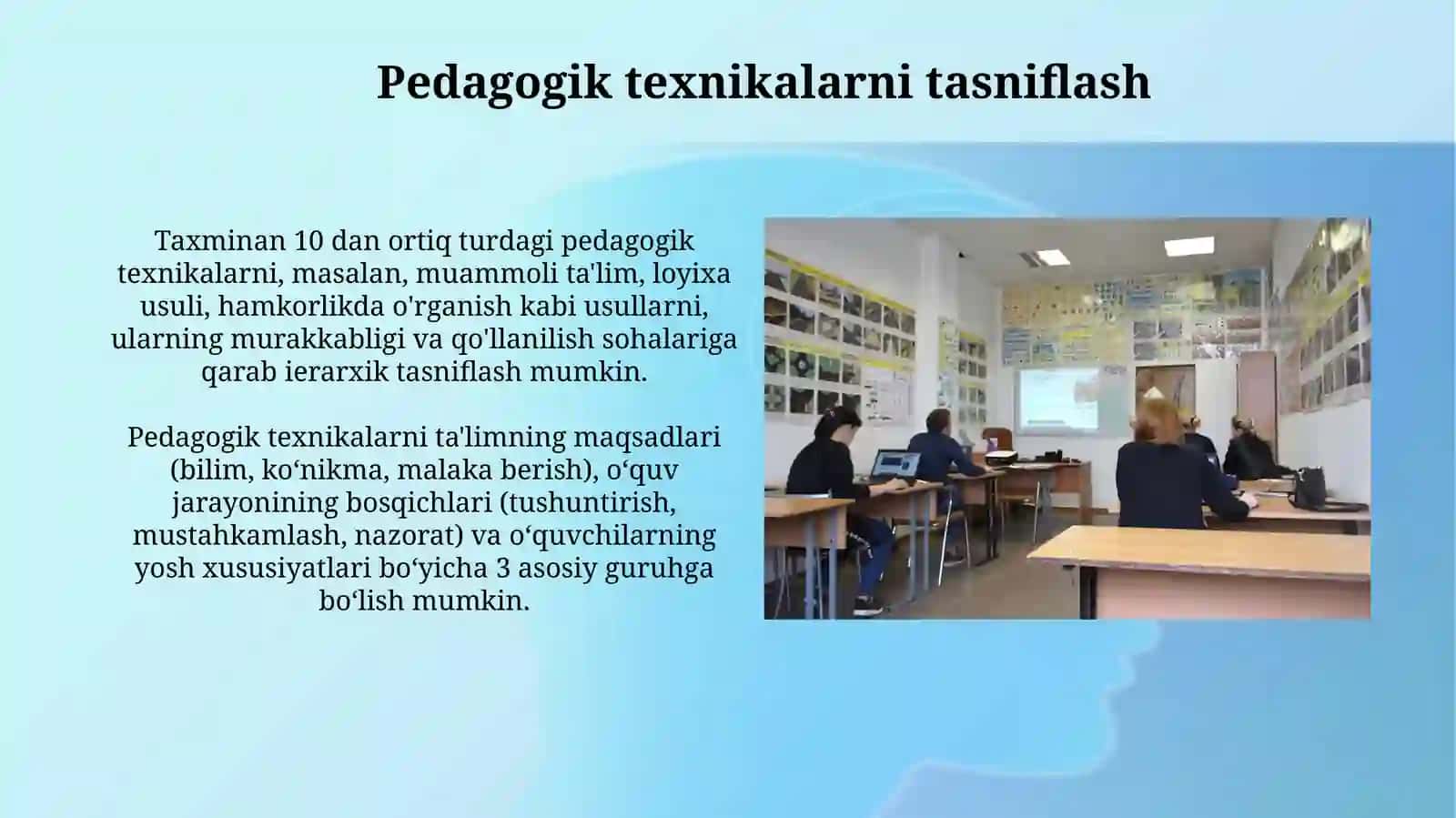 Pedagogik texnika Pedagogik texnikani shakllantirish metodikasi 4