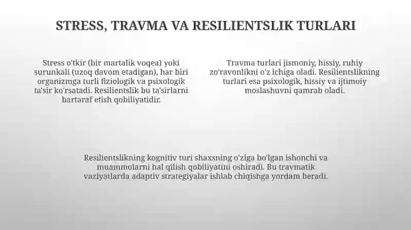 Chidamlilikni tarbiyalash 4