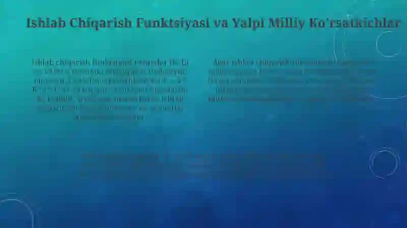 Iqtisodiy Faoliyat va Ishlab Chiqarish 4