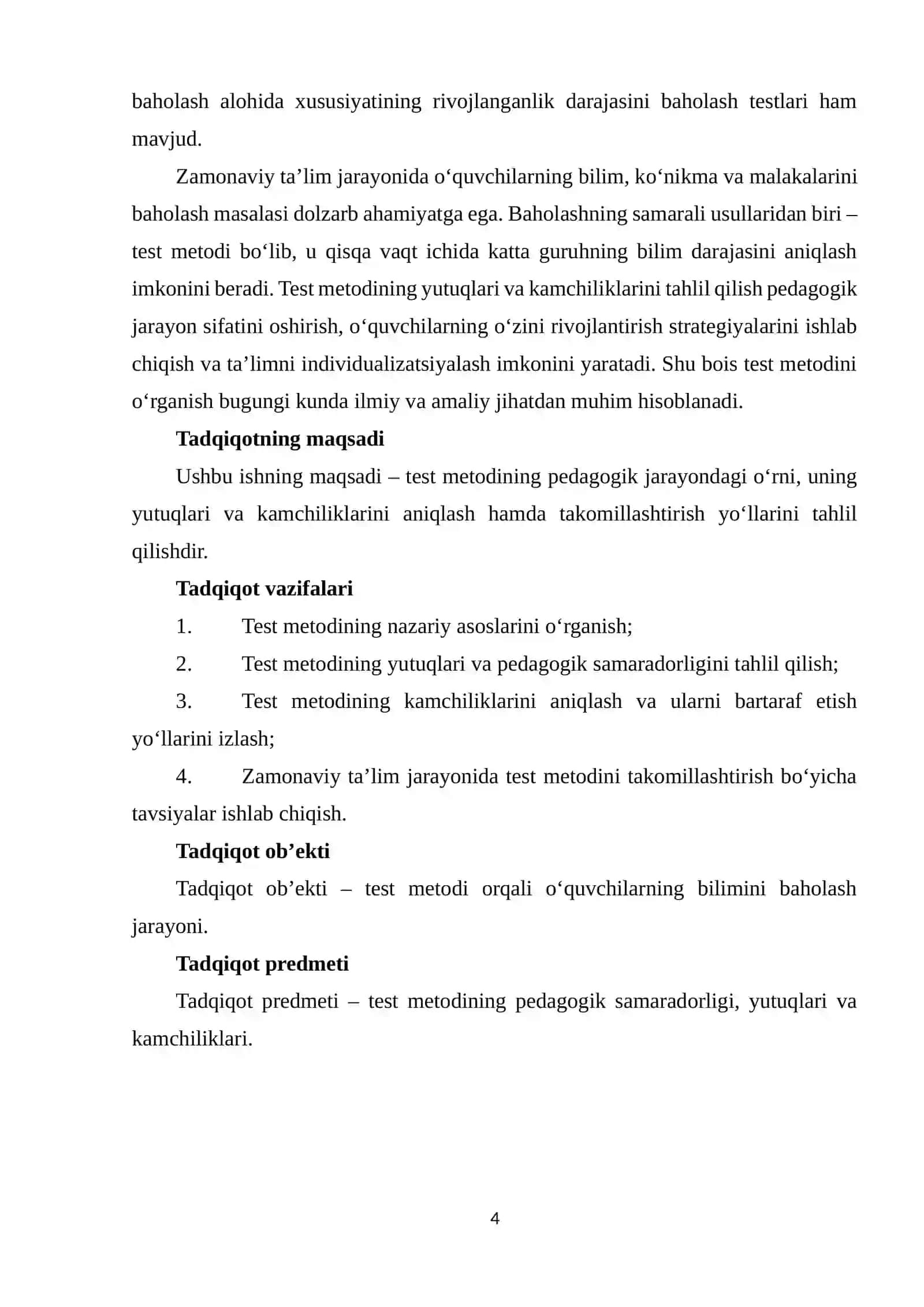 TEST METODINING YUTUQ VA KAMCHILIKLARI 4