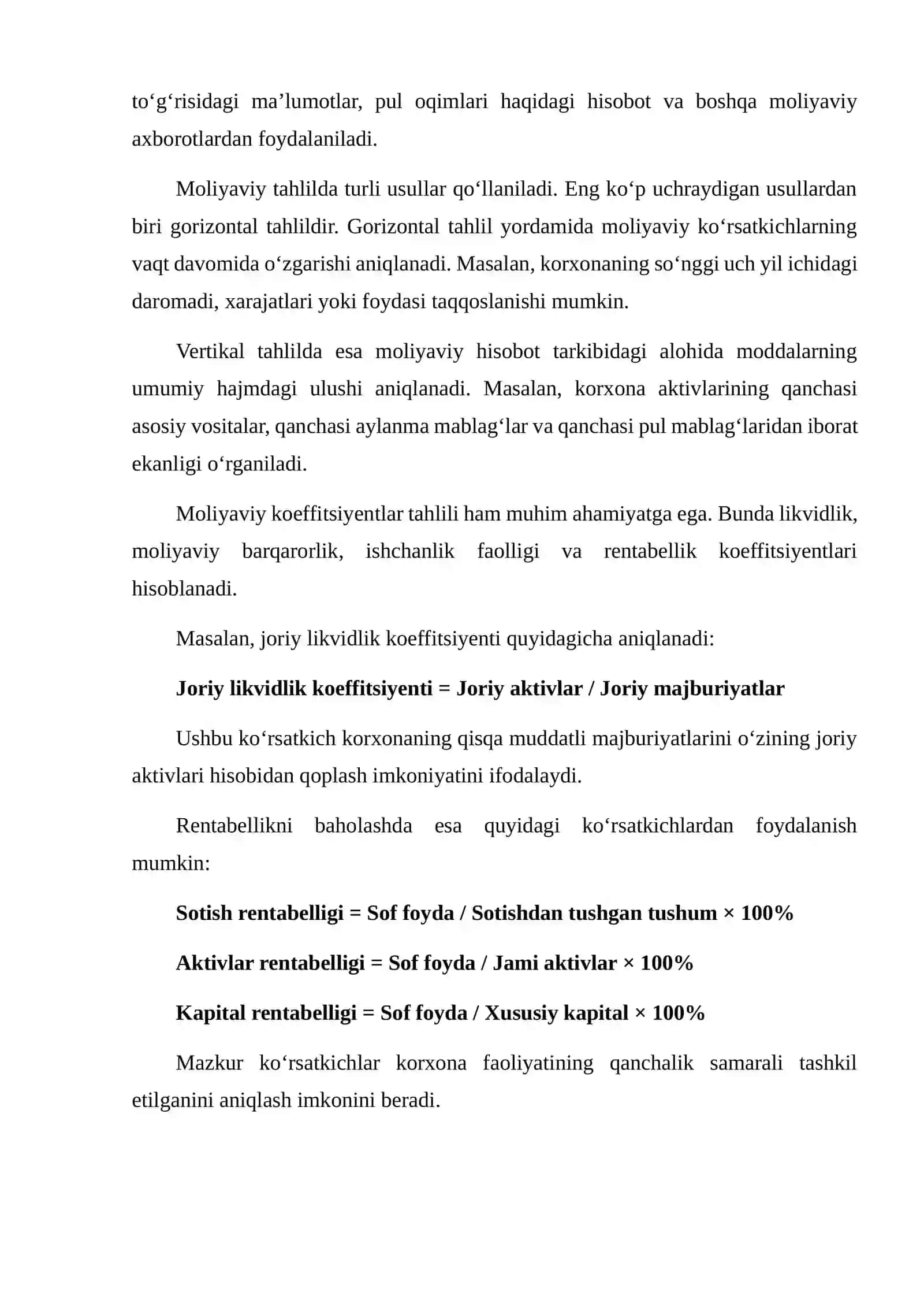 MAHALLIY VA XORIJIY TAJRIBADA MOLIYAVIY TAHLILNING O‘RNI 4