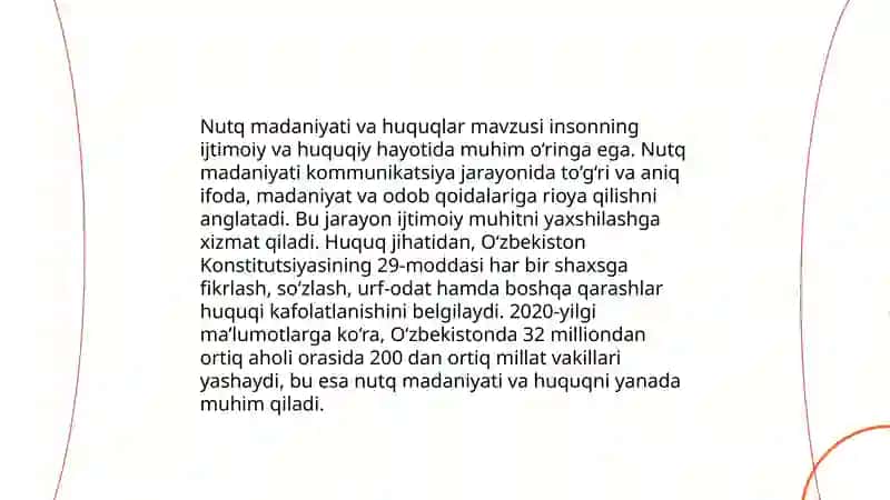 Huquqshunos nutq madanyati 4