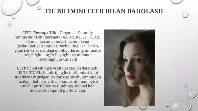 CEFR ingliz tilida tayyorlab ber 4