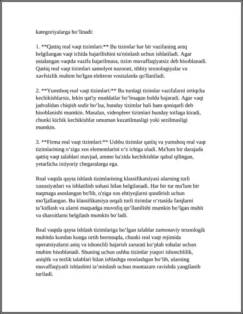 REAL VAQTDA QAYTA ISHLASH TIZIMI 4