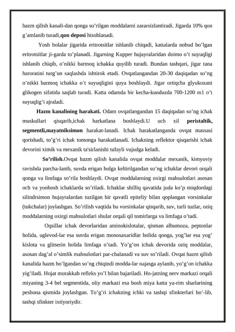 Hazm qilish tizimi patologik fiziologiyasi 4