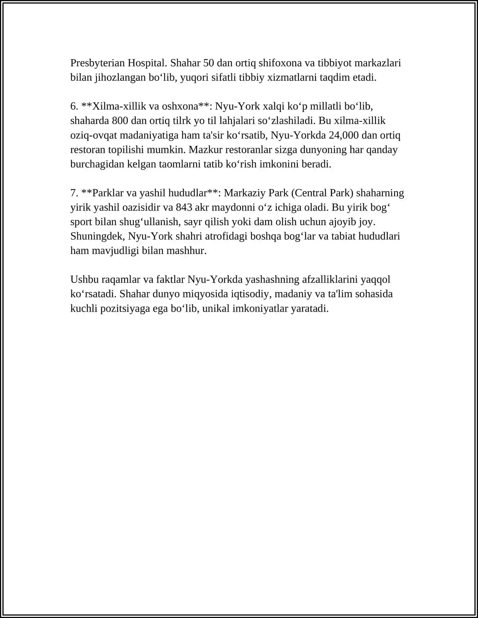 MEN YASHASHNI XOHLAGAN SHAHAR NEW YORK 4