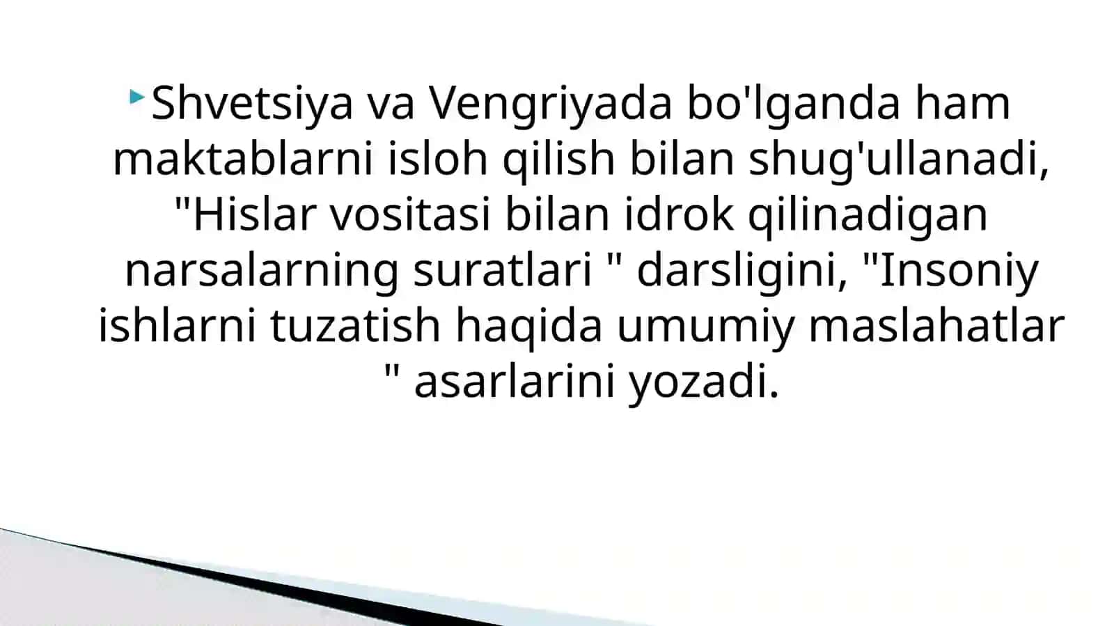 Yan Amos Komenskiyning pedagogik gʻoyalari 4
