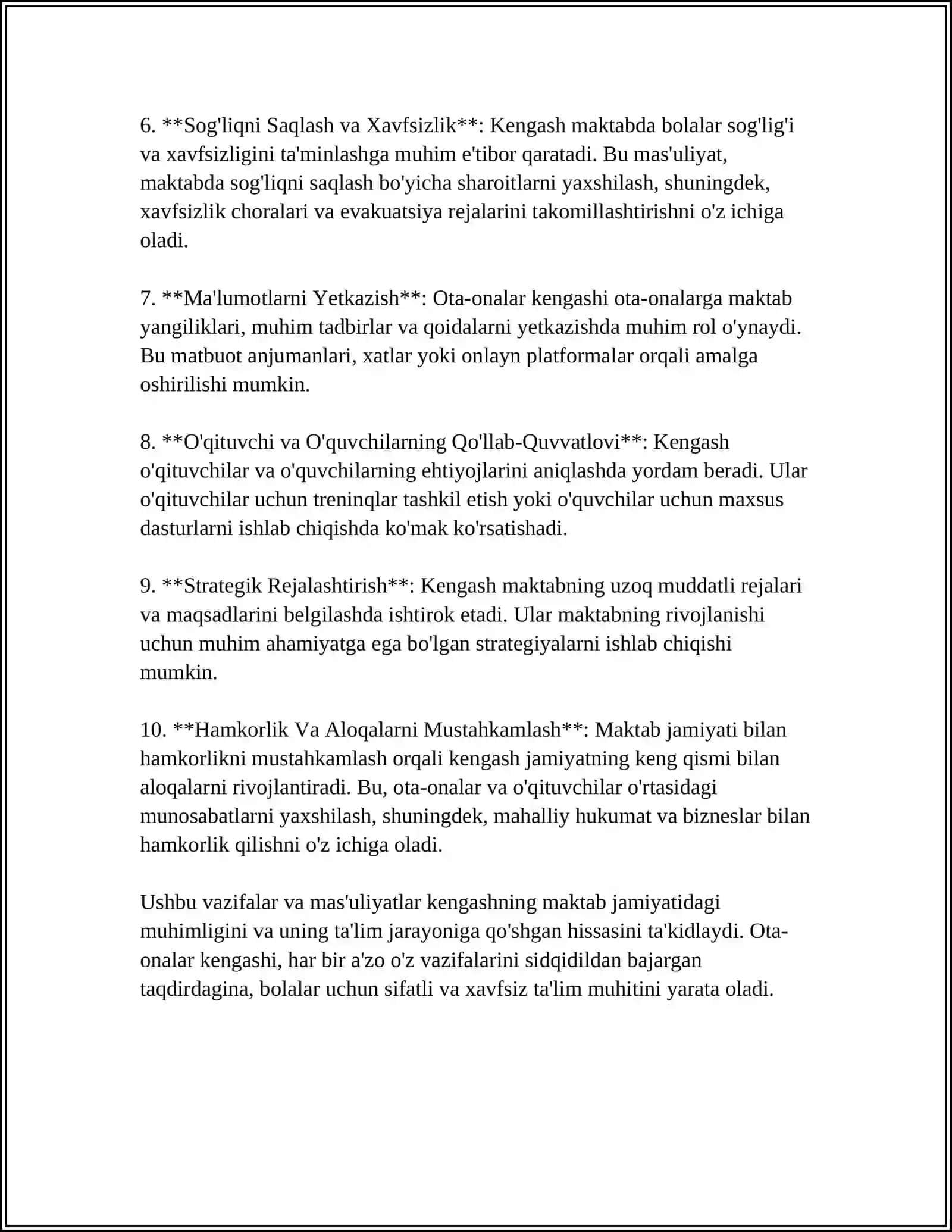 BOSHLANG‘ICH SINFLARDA OTA-ONALAR KENGASHINING ISHLARINI BOSHQARISHNING O‘ZIGA XOS XUSUSIYATLARI VA AHAMIYATI 4