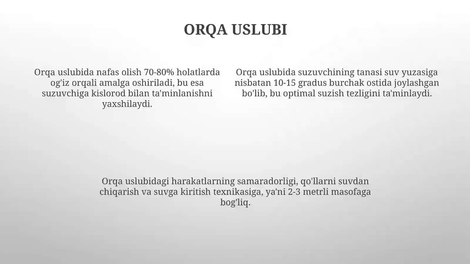 Sportcha suzish usullari haqida ma’lumot 4