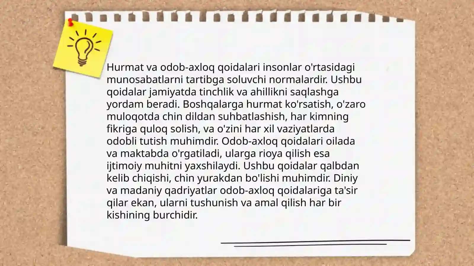 Manaviy axloqiy tarbiya 4