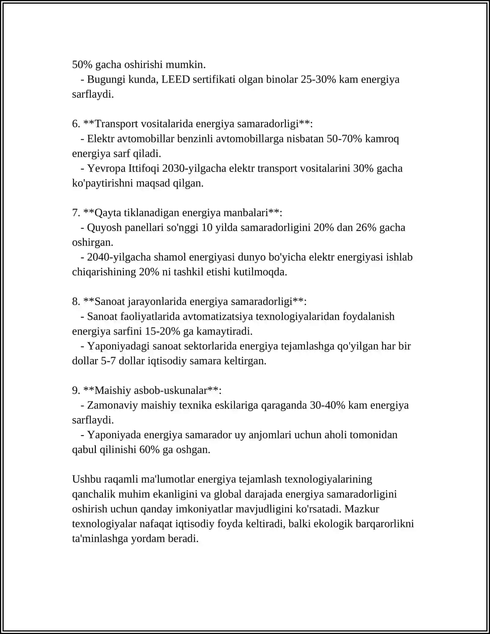 ISSIQLIK TAMINOTIDA ENERGIYA TEJAMKORLIKKA ERISHISH MASALALARI 4