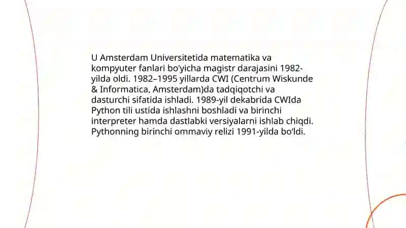 Guido van Rossumning hayoti va oilaviy ma'lumotlari 4