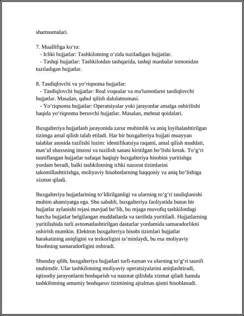 BUXGALTERIYA HISOBI HUJJATLARI 4