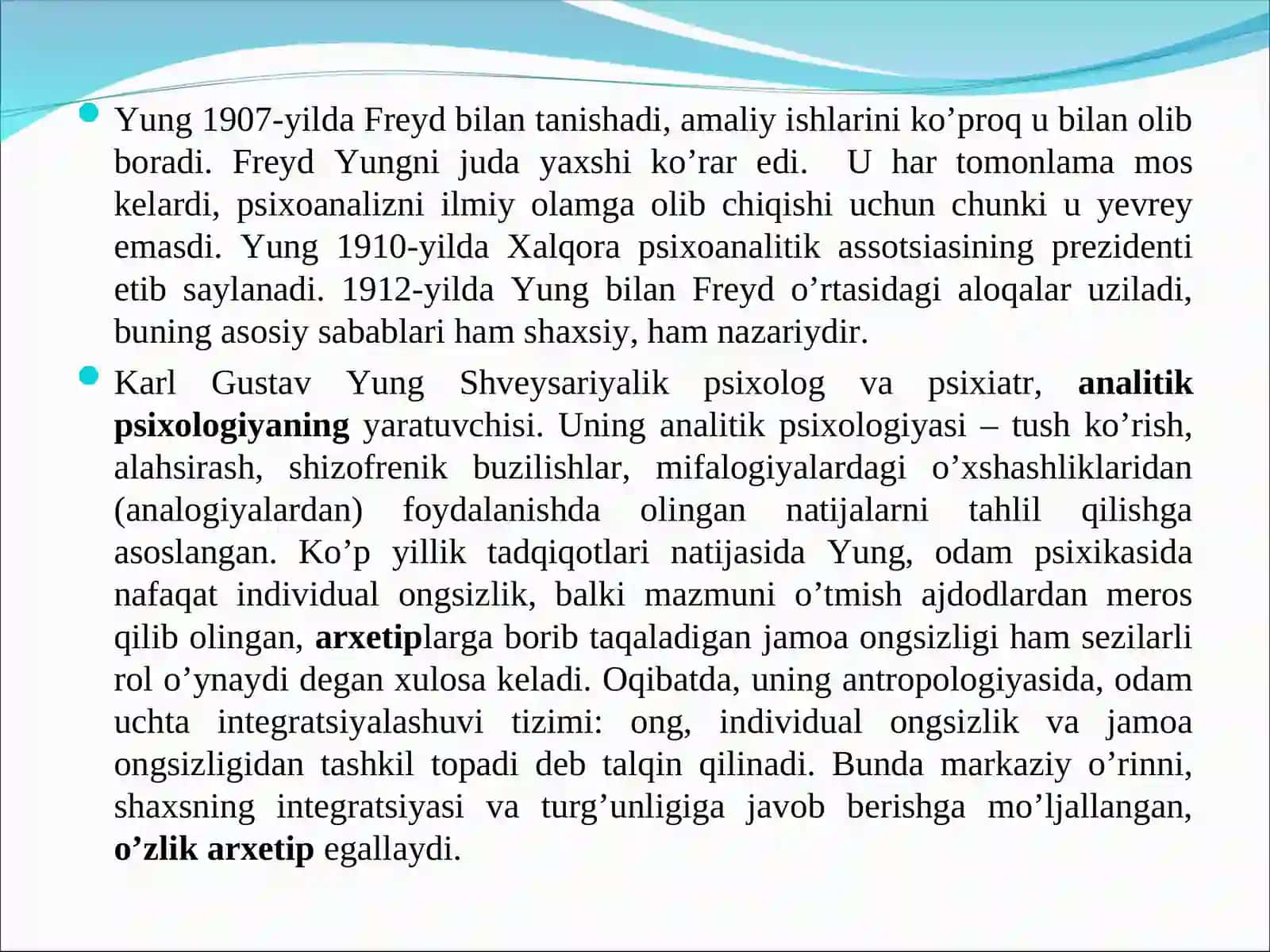 K.YUNGNING ANALITIK PSIXOLLOGIYASI 4