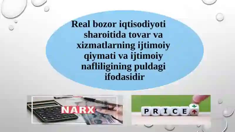 Narxning mohiyati va shakllanish xususiyati 4