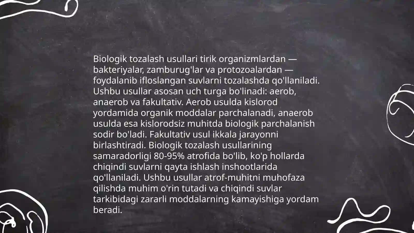 Ishlab chiqarish korxonalarida oqava suvlarni tozalash usullari 4