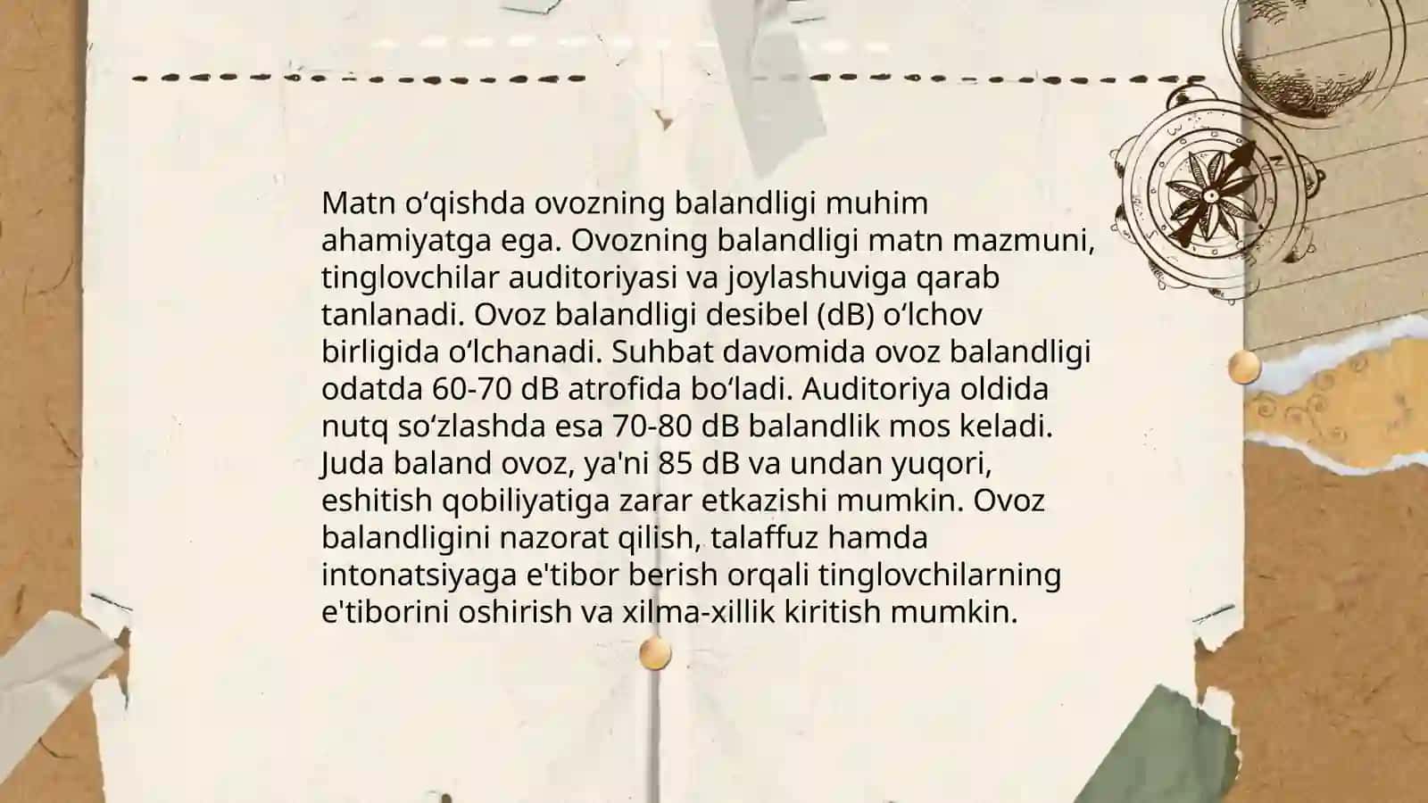 Matnni ifodali oʻqishda intonatsiya, ovoz va nafas 4