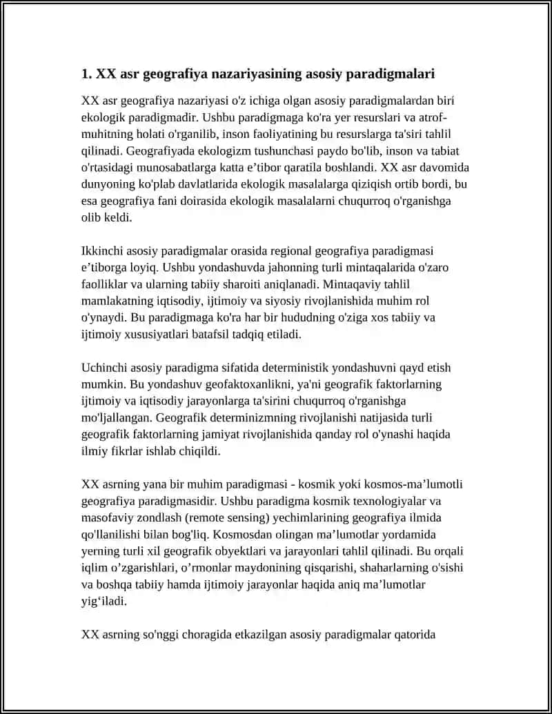 XX ASR GEOGRAFIYASI NAZARIYASINING ASOSIY MASALALARI 4
