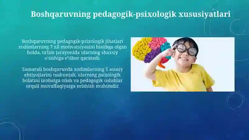 Ijtimoiy anglanganlik va ijtimoiy hulq-atvor. Boshqaruvning pedagogik psixologik xususiyatlari 4