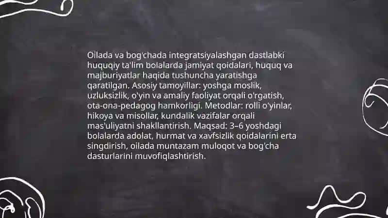 Maktabgacha yoshdagi bolalarning huquqiy ta'limi 4