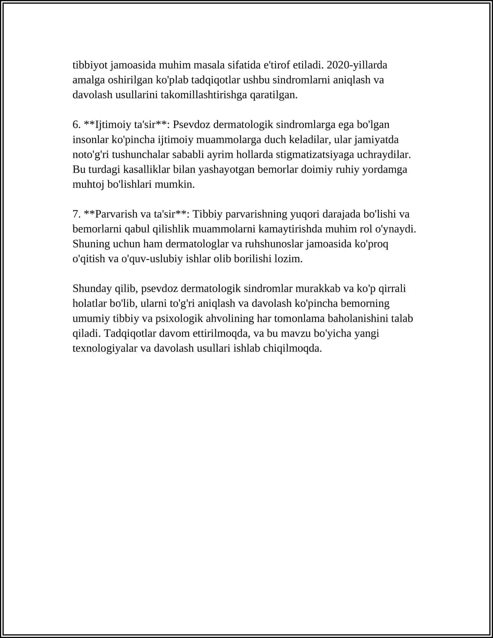 PSEVDOZ DERMATOLOGIK SINDIROMLARI VA SABABI TASHHISI 4