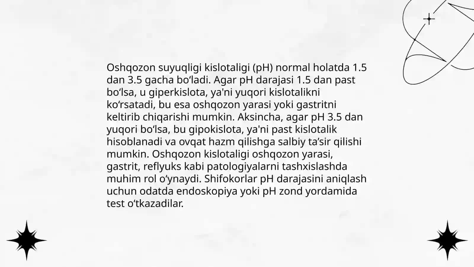 Oshqozon suyuqligi tashxisining klinik ahamiyati 4