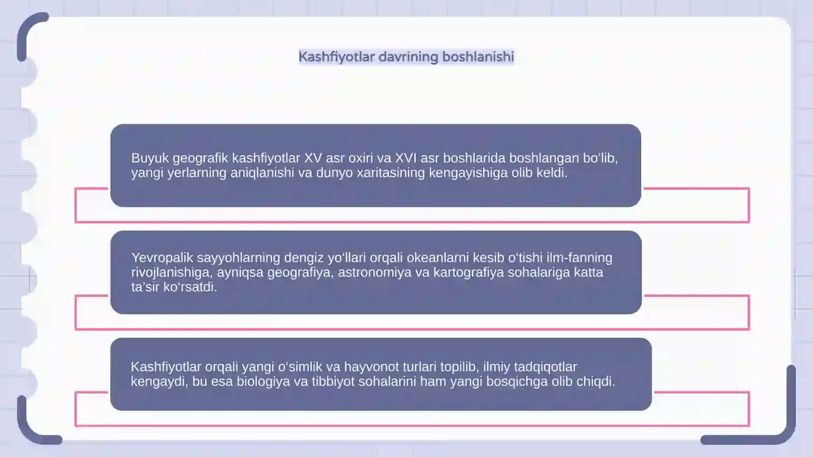 Buyuk geografik kashfiyotlar va ularning fanga taʼsiri 4