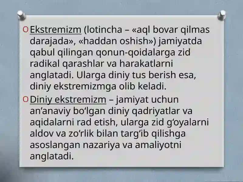 Ekstremizm va terrorizmning mohiyati 4