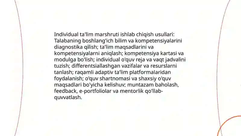 Ta'limning shaxsga yo'naltirilgan texnologiyasining nazariy asoslari 4