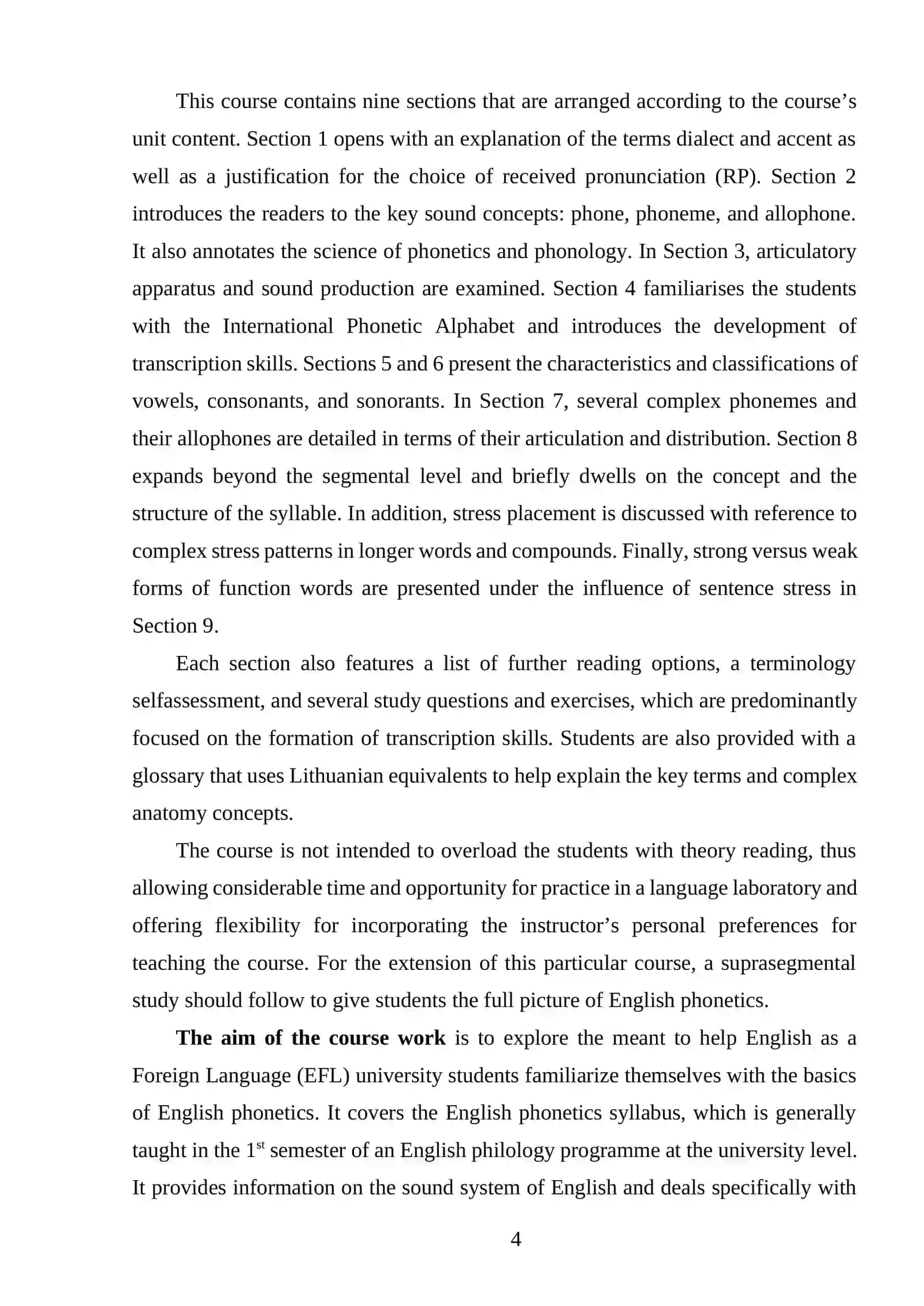 DESCRIPTIVE PHONETICS OF ENGLISH LANGUAGE 4