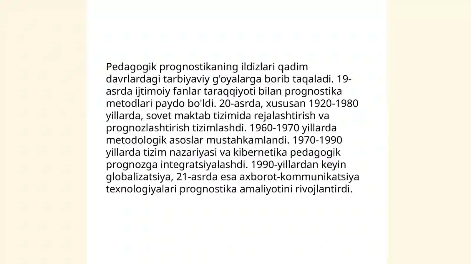 Pedagogik prognostika fan sifatida 4