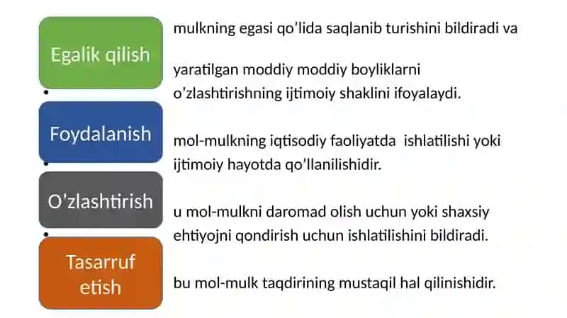 Mulkchilik munosabatlarining iqtisodiy mazmuni 4