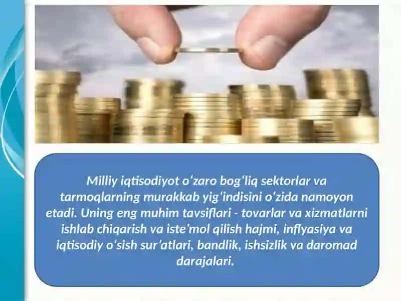 Makroiqtisodiy barqarorlikning ta'minlashda Sanaot maxsulotlaring o'rni 4